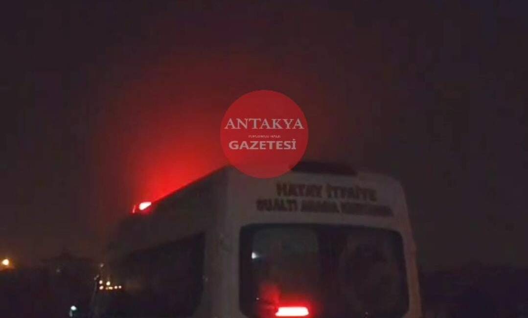 Hatay’ın Defne ilçesi Turunçlu Arıtma Tesisi’nde görevli HATSU personeli, Asi