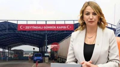 "CHP Hatay Milletvekili Nermin Yıldırım Kara,  Zeytindalı Kapısı'nın kapanmasıyla