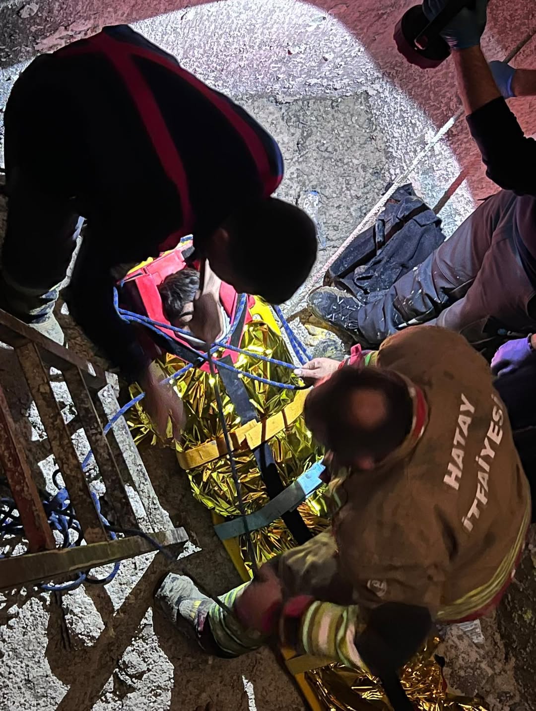 Hatay’ın merkez Antakya ilçesinde bir inşaat şantiyesinde meydana gelen kazada