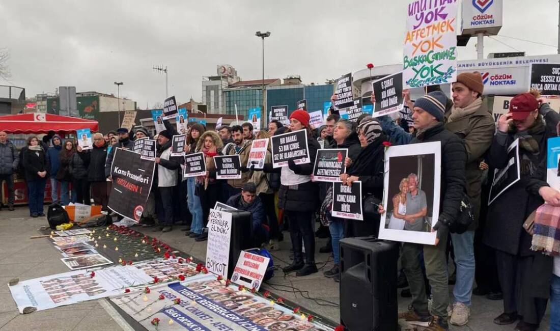 6 Şubat depremlerinde yakınlarını kaybeden yurttaşların kurduğu Adalet Peşinde Aileleri