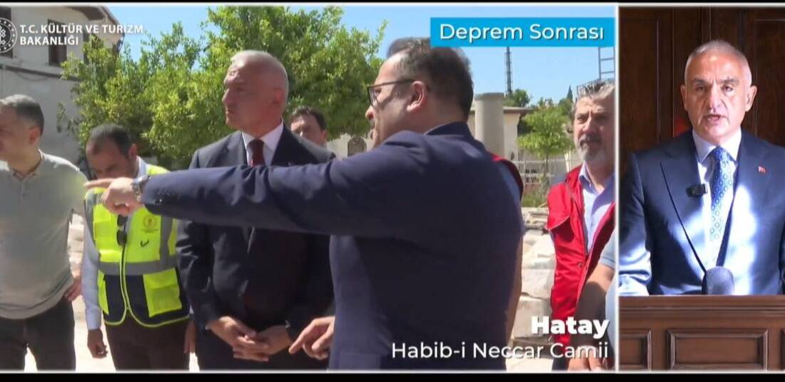 Kültür ve Turizm Bakanı Mehmet Nuri Ersoy, 6 Şubat depremlerinin