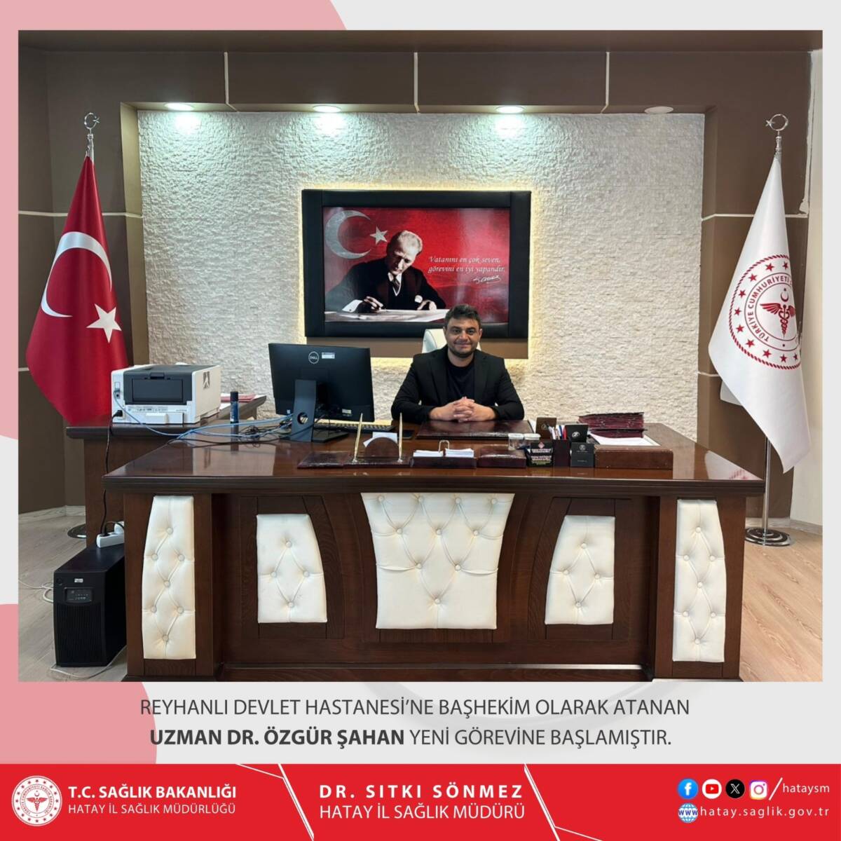 Hatay’ın üç ilçesindeki devlet hastanelerine yeni hekim atamaları yapıldı. Atanan