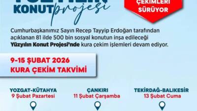 500 bin sosyal konut için kura çekimleri devam ederken, depremden