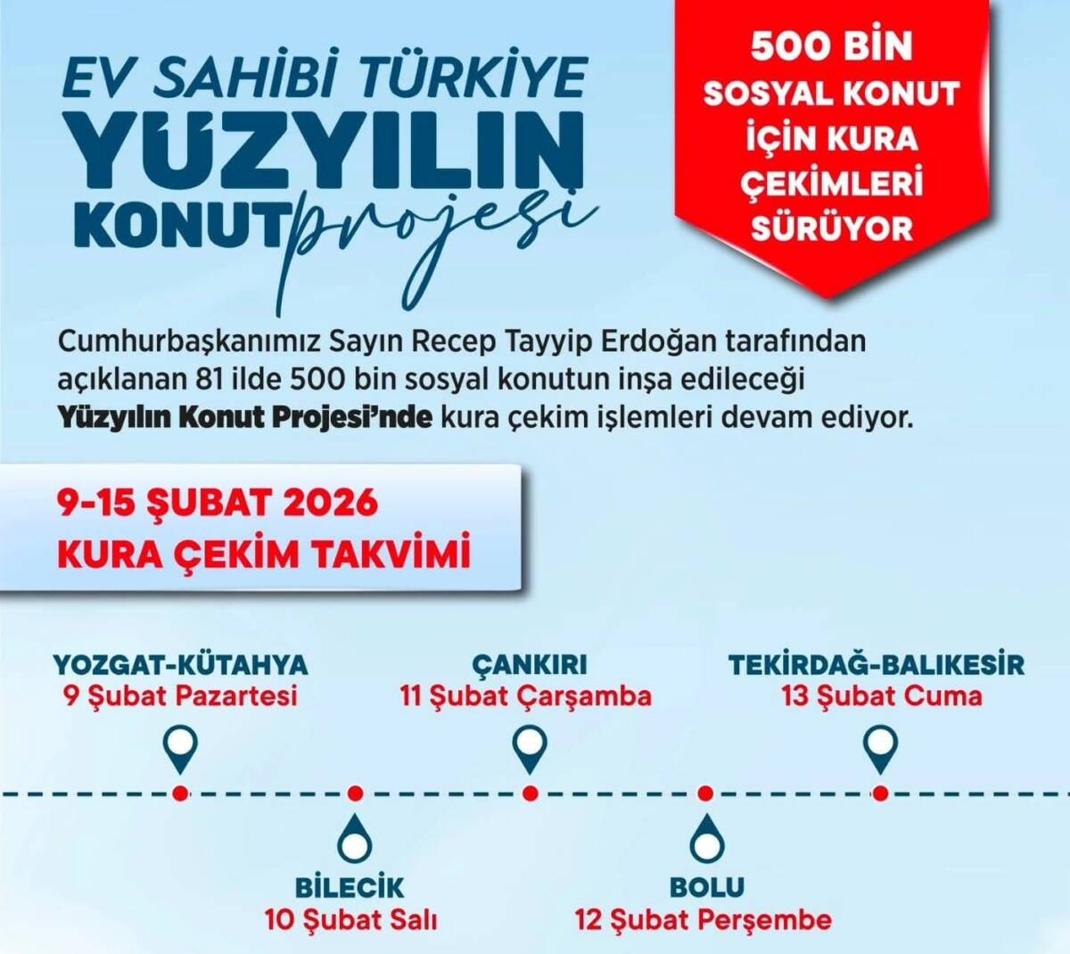 500 bin sosyal konut için kura çekimleri devam ederken, depremden