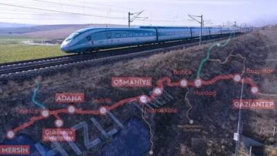 Gaziantep–Mersin Hızlı Tren Hattı’nda sona yaklaşılırken, 6 Şubat depremlerinden en