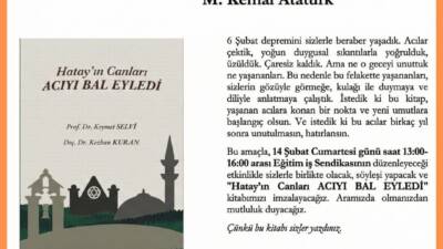 Hatay’da 6 Şubat depreminin hafızalara kazınan acılarını bilimsel ve insani