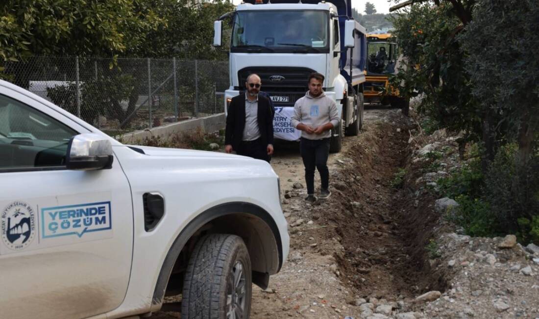 Hatay Büyükşehir Belediyesi (HBB) tarafından sahaya taşınan Yerinde Çözüm Birimi,