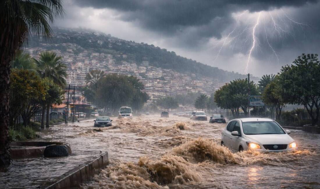 Meteoroloji Genel Müdürlüğü, Hatay için sarı kodlu (az tehlikeli) meteorolojik