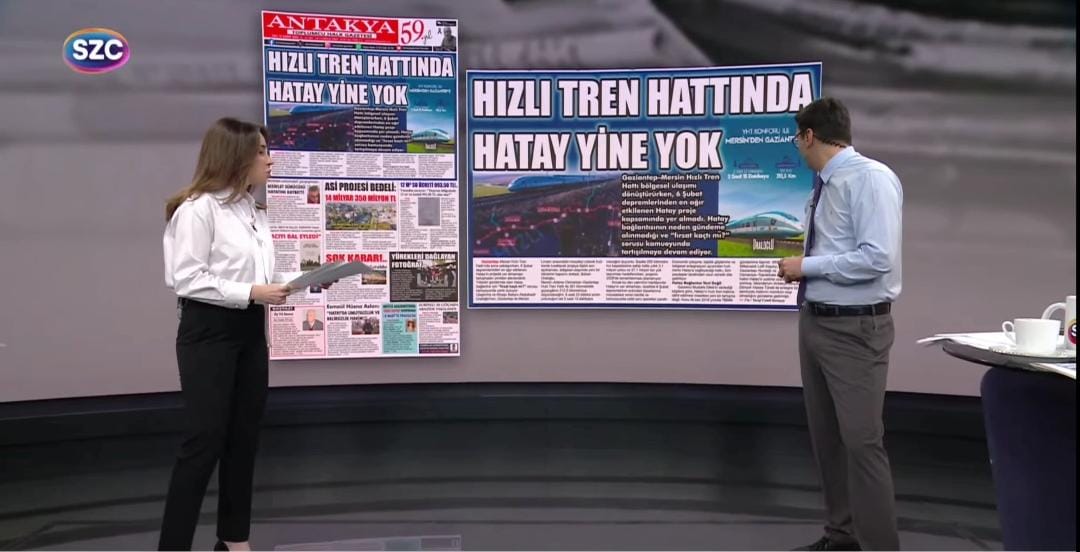 SÖZCÜ TV’de sabah kuşağında yayınlanan “İşe Giderken” programında, Antakya Toplumcu