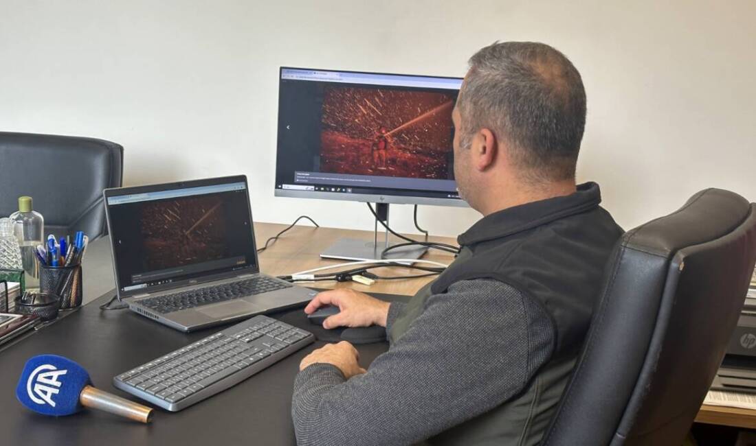 İskenderun Orman İşletme Müdürü Harun Boz, Anadolu Ajansının (AA) gözünden