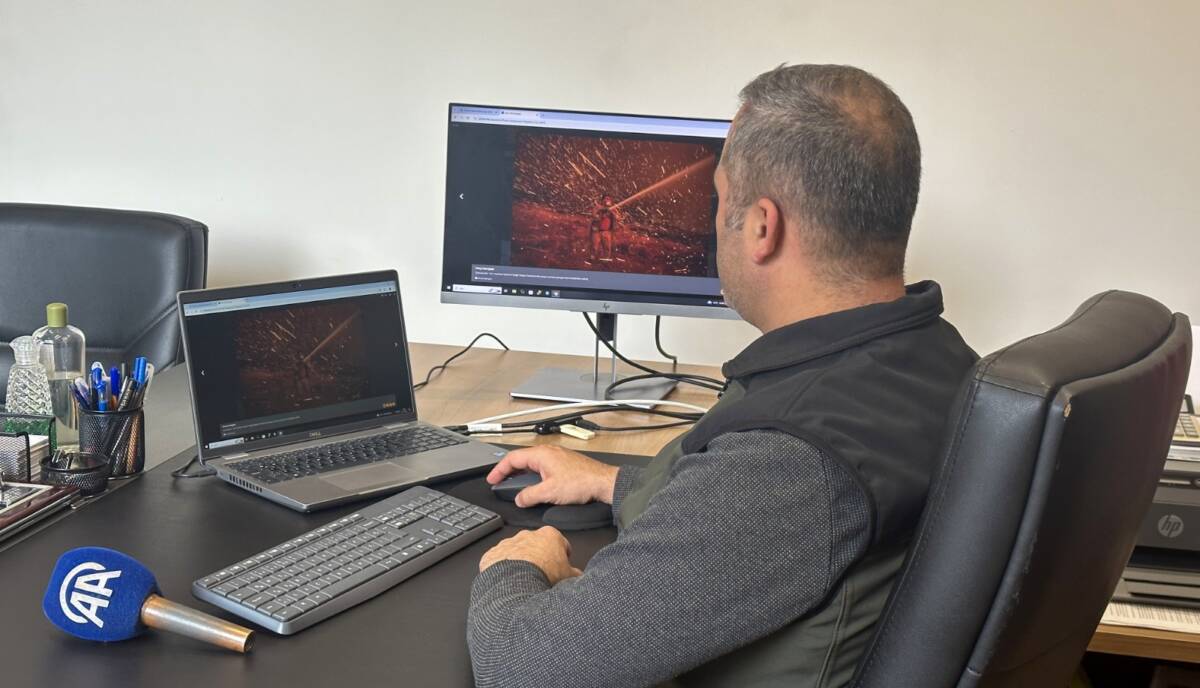 İskenderun Orman İşletme Müdürü Harun Boz, Anadolu Ajansının (AA) gözünden