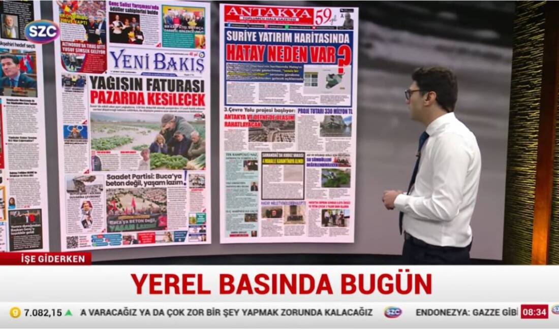 SÖZCÜ TV İşe Giderken programında, Antakya Toplumcu Halk Gazetesi’nin “Suriye