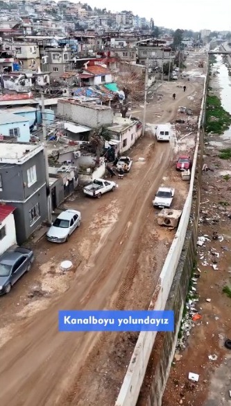İskenderun Belediyesi, kent merkezinden geçen Feyezan Kanalı’nda HATSU tarafından yürütülen