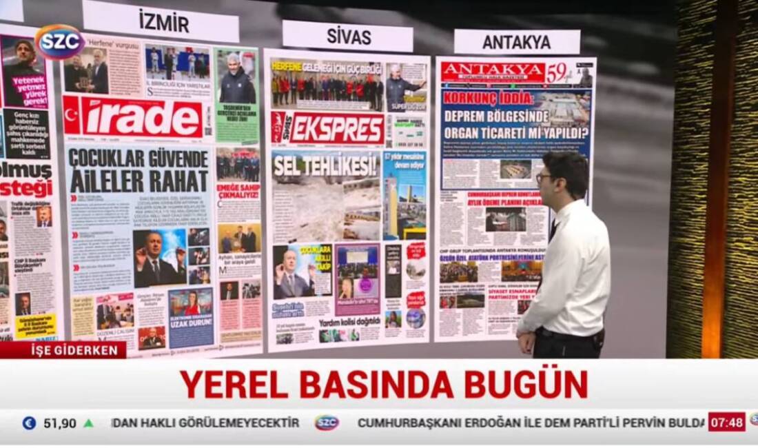 Deprem bölgesine ilişkin ortaya atılan “organ ticareti” iddiası, ulusal medyada