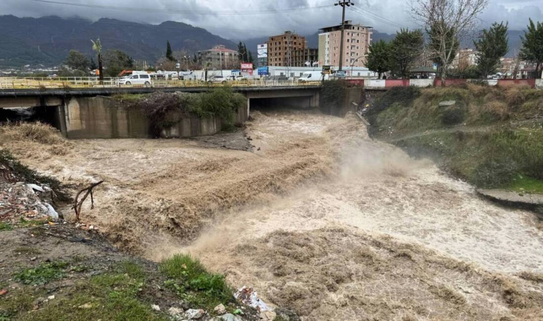Dörtyol ve çevresinde iki gün önce etkili olan sağanak yağış,