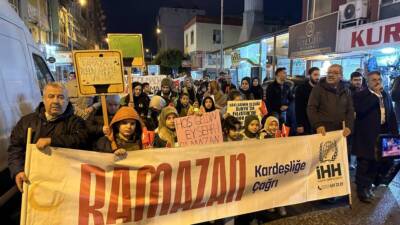 Hatay’ın İskenderun ilçesinde, on bir ayın sultanı Ramazan’ın gelişini selamlamak