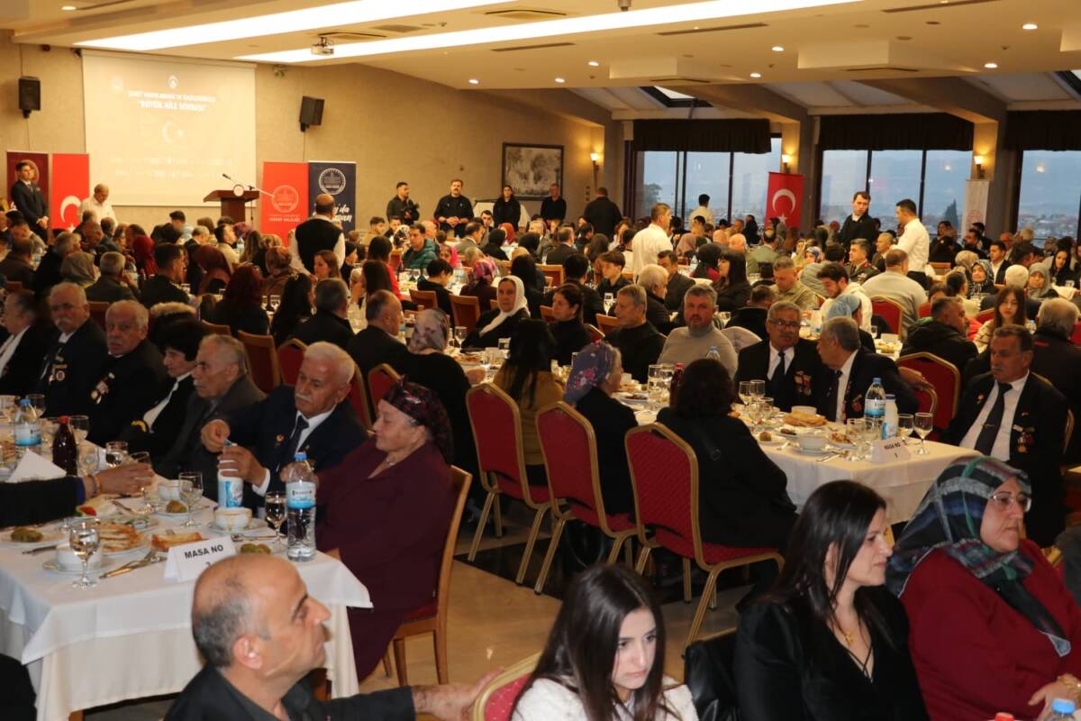 Hatay Valiliği tarafından şehit aileleri ve gazilere yönelik anlamlı bir