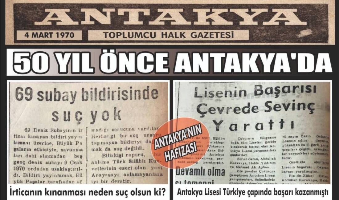 Antakya’nın hafızasına ışık tutan arşiv görüntüleri, kentin 50 yıl önceki