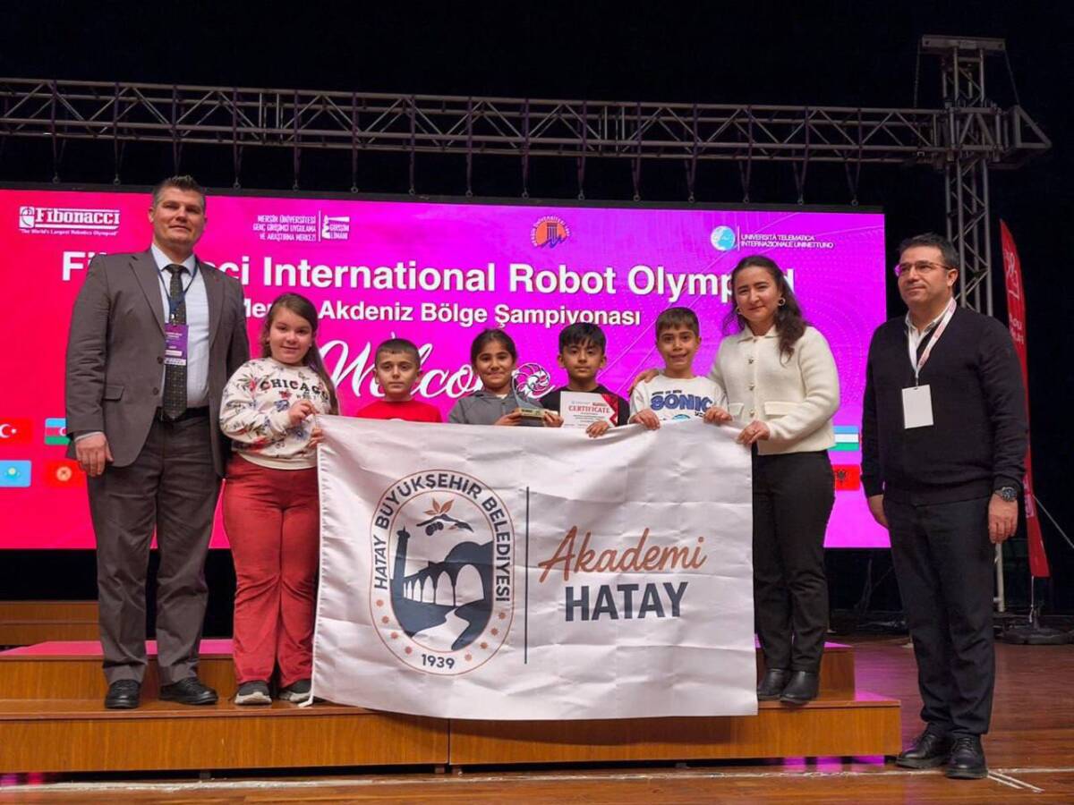 Hatay Bilim Merkezi, katıldığı ilk yarışmada önemli bir başarıya imza