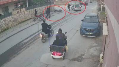 Hatay’ın Reyhanlı ilçesinde otomobil ile motosikletin çarpıştığı trafik kazasında motosiklet