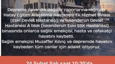 Depreme dayanıklı olmadığı yönündeki raporlara rağmen hizmet vermeye devam eden