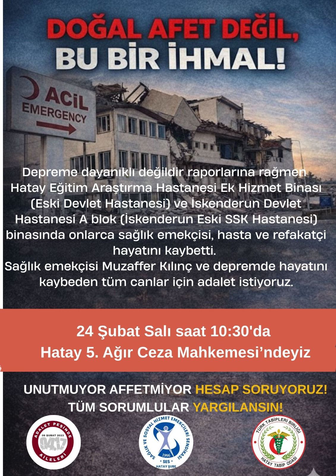 Depreme dayanıklı olmadığı yönündeki raporlara rağmen hizmet vermeye devam eden