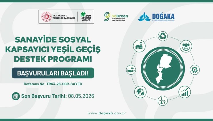 Doğu Akdeniz Kalkınma Ajansı tarafından hayata geçirilen yeni destek programı