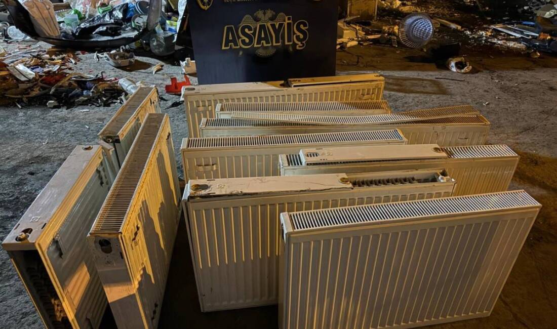 Hatay’ın İskenderun ilçesinde bir evden 15 kalorifer peteği çalındığı ihbarı