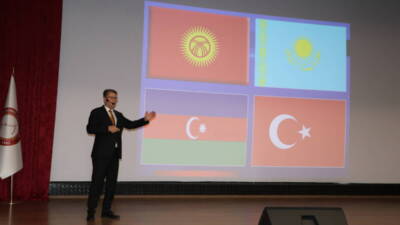 Hatay Mustafa Kemal Üniversitesi’nde düzenlenen söyleşide TDK Başkanı Prof. Dr.