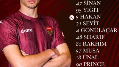 Türkiye 1. Ligi 29. haftasına ait maçta Hatayspor ile Çorumspor