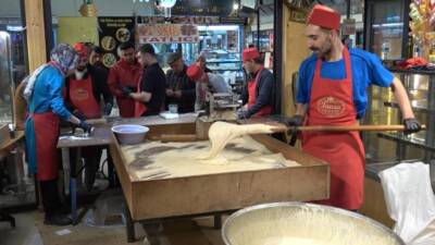 Hatay’da Ramazan ayına özel üretilen ve bölgenin sevilen lezzetlerinden olan