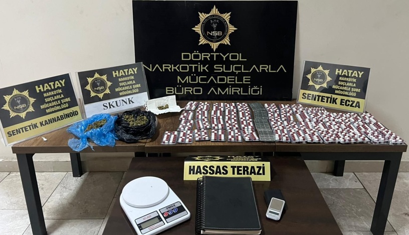 Hatay’da Şubat ayında düzenlenen narkotik operasyonlarında 101 kişi tutuklandı, 544