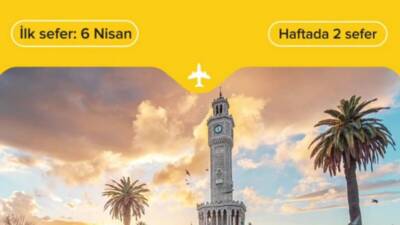 Pegasus Havayolları, Hatay ile İzmir arasında direkt uçuşların başlayacağını duyurdu.