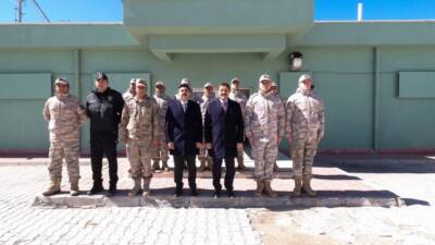 *Hava Radar Üssü’nü ziyaret eden Vali Masatlı, Yayladağı Gümrük Kapısı’ndaki