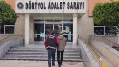 Hatay’ın Dörtyol ilçesinde hakkında kesinleşmiş hapis cezası bulunan bir şahıs,