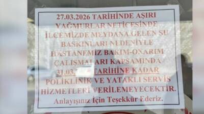 Hatay’ın Defne ilçesinde etkili olan aşırı yağışlar bir kez daha