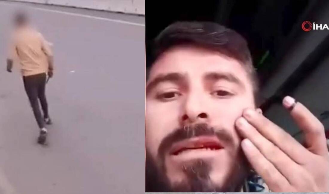 Hatay’da yaşanan trafik kazasının ardından iki tır sürücüsü arasında çıkan