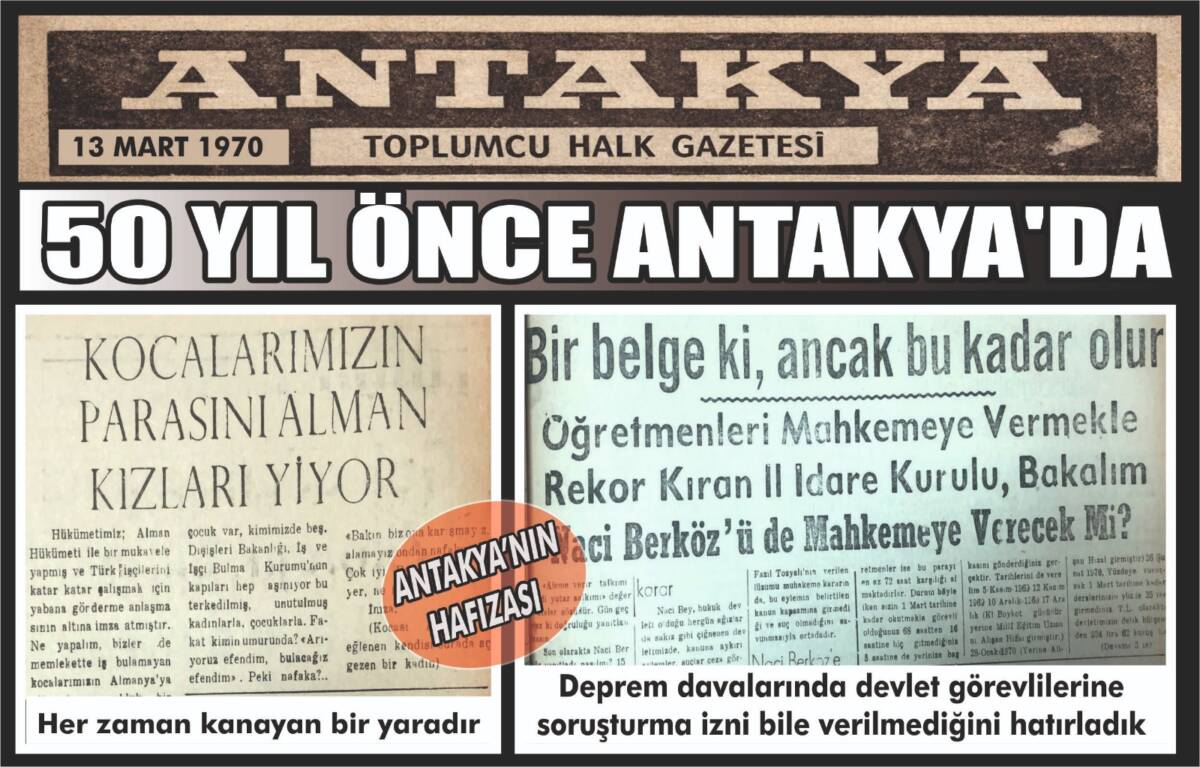 Antakya’nın yerel basın tarihine ışık tutan arşivlerden biri olan 13