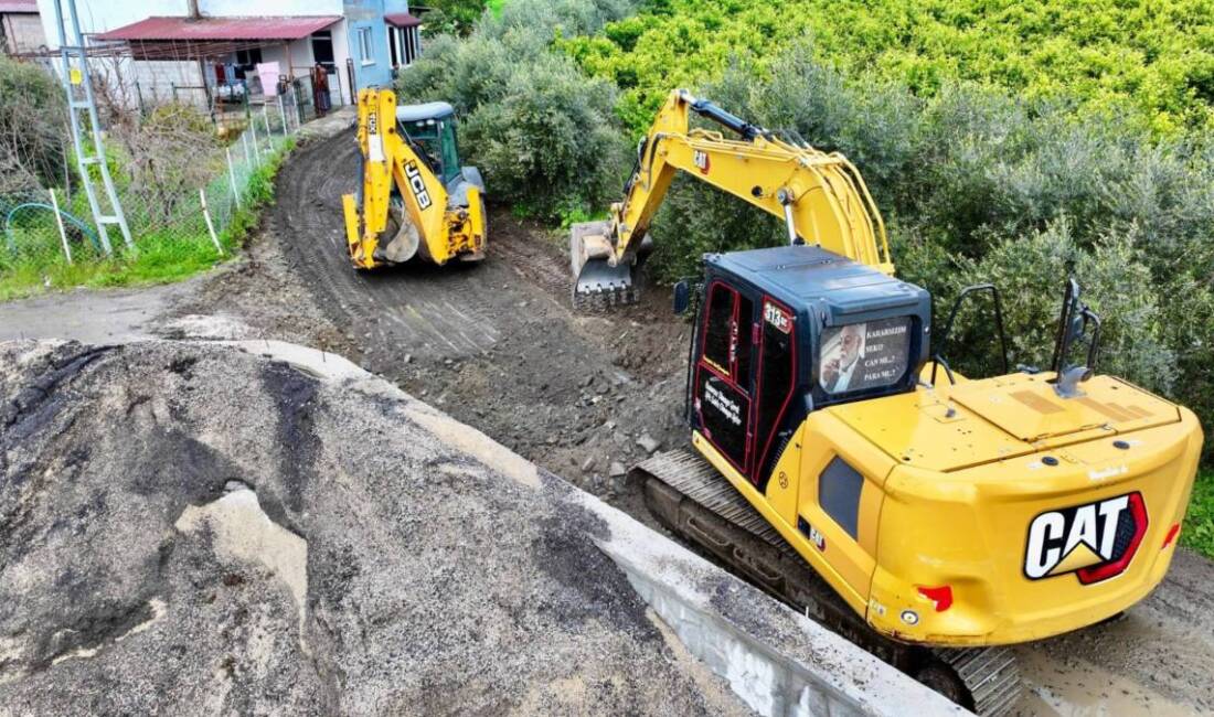 Hatay’ın Arsuz ilçesinde, altyapı çalışmaları ve son yağışlar nedeniyle ilçe
