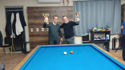 Defne’deki Çekmece Lions Bilardo Salonu’nda düzenlenen Ramazan Bilardo Turnuvası, dostluk