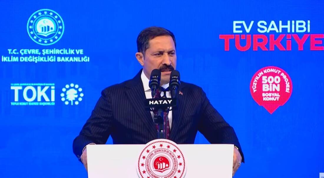 Hatay’da TOKİ tarafından inşa edilen 500 sosyal konut için kura