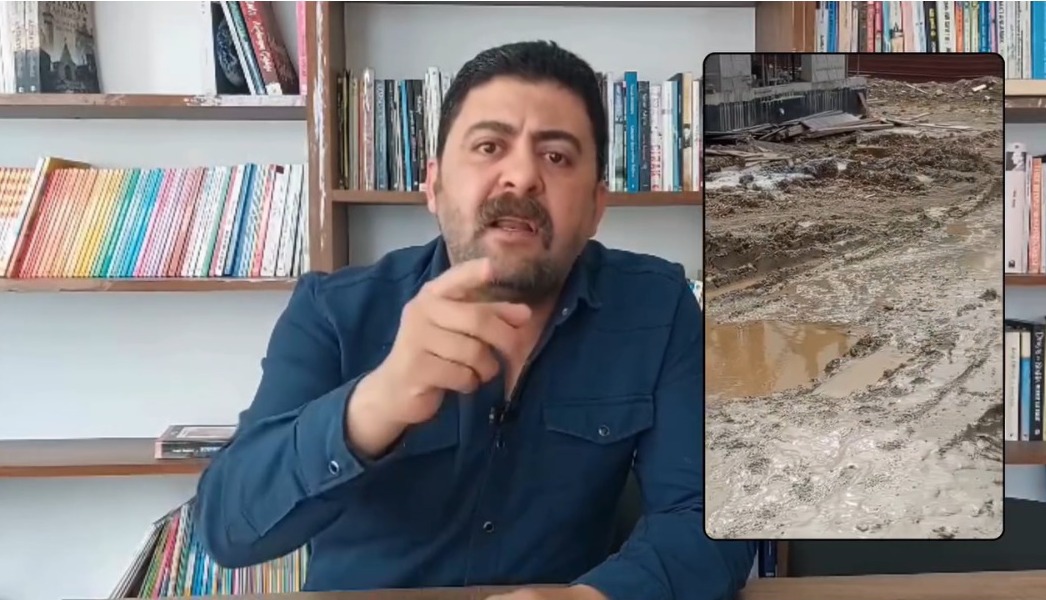 Defne ilçesine bağlı Çekmece Mahallesi’nde evlerden kaynaklanan foseptik atıklarının sokağa