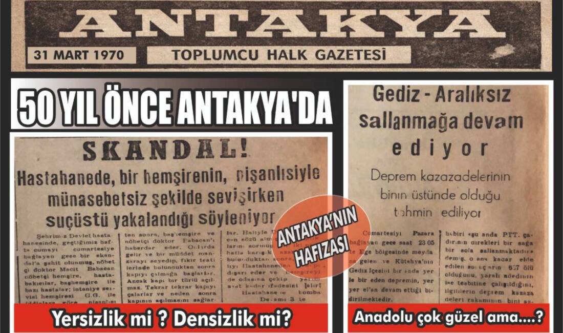 Hatay’ın basın tarihinde önemli bir yere sahip olan 31 Mart