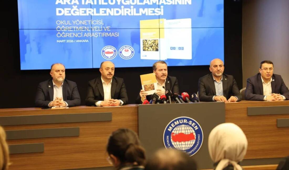 “Eğitim Bir Sen’in araştırmasına göre, hem öğretmenler hem öğrenciler hem