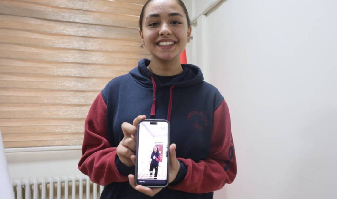 Hatay’ın Antakya ilçesinde bir lise öğrencisi, çevre duyarlılığıyla sergilediği örnek