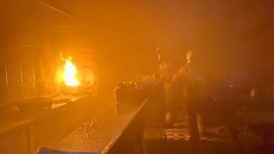 Hatay’ın Antakya ilçesinde bir dönerci dükkânında çıkan yangın kısa süreli