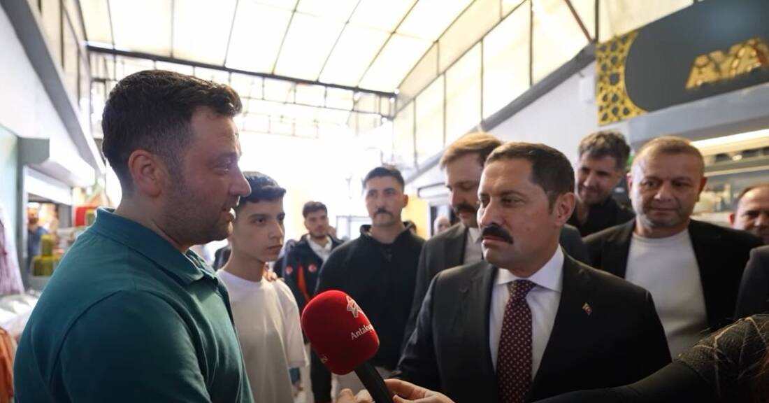 Hatay Valisi Mustafa Masatlı, Ramazan Bayramı münasebetiyle Tarihi Uzun Çarşı’yı