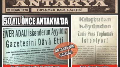 Antakya’da 21 Nisan 1970 tarihli yerel basın arşivleri, dönemin sosyal