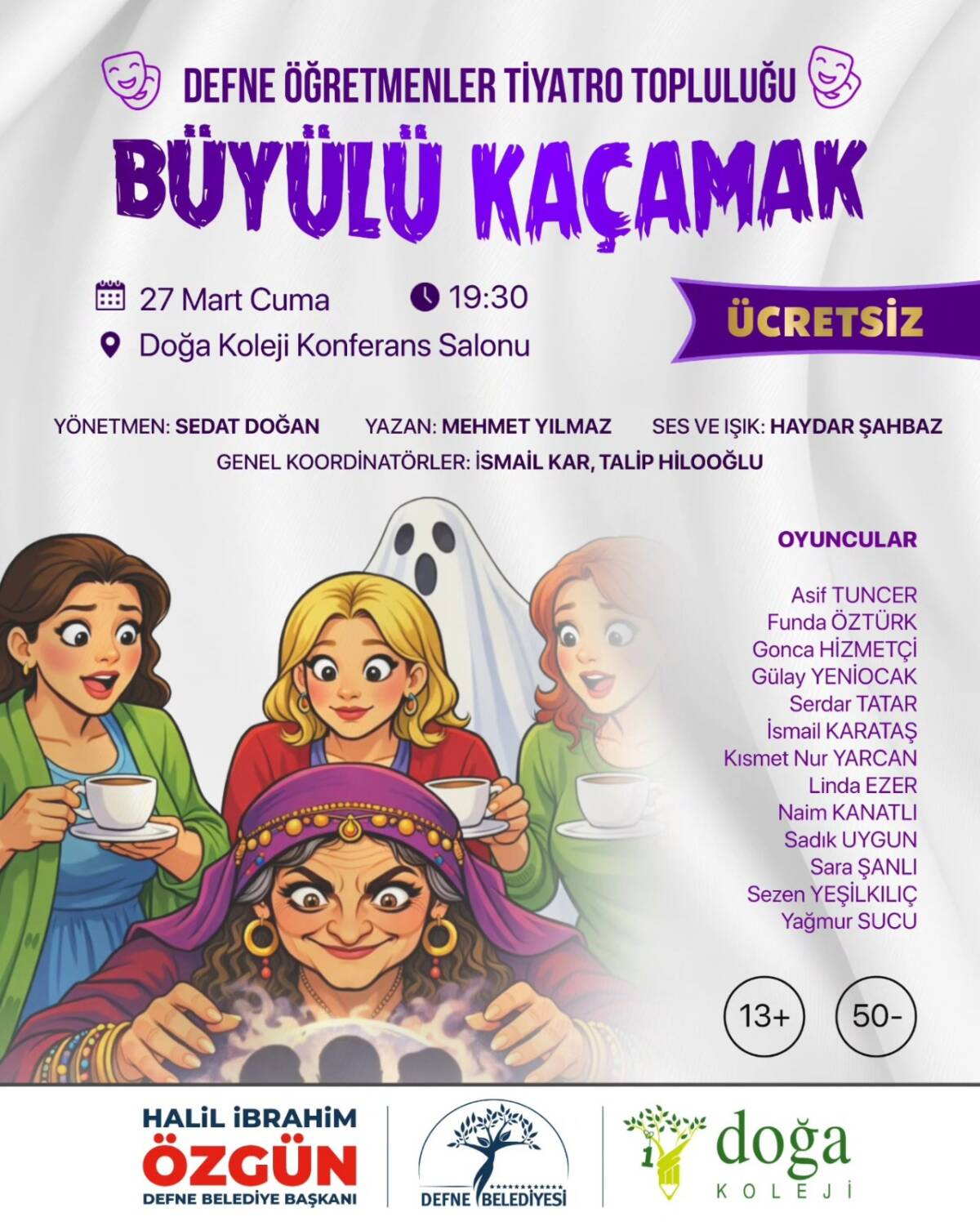 Defne Belediyesi bünyesinde faaliyet gösteren tiyatro topluluğu, 27 Mart Dünya