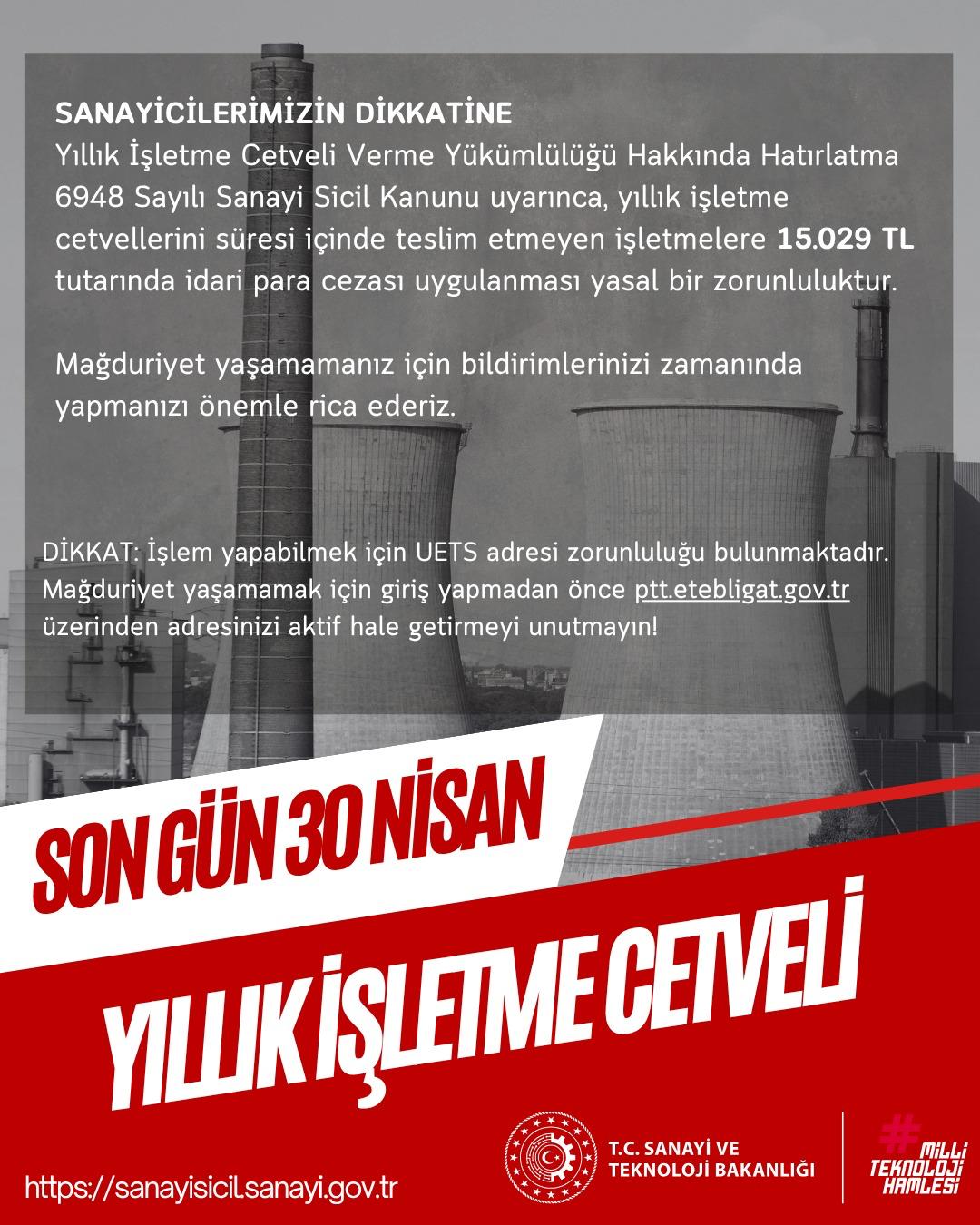 UETS aktivasyonu yapmayan Hataylı sanayiciler işlem yapamayacak